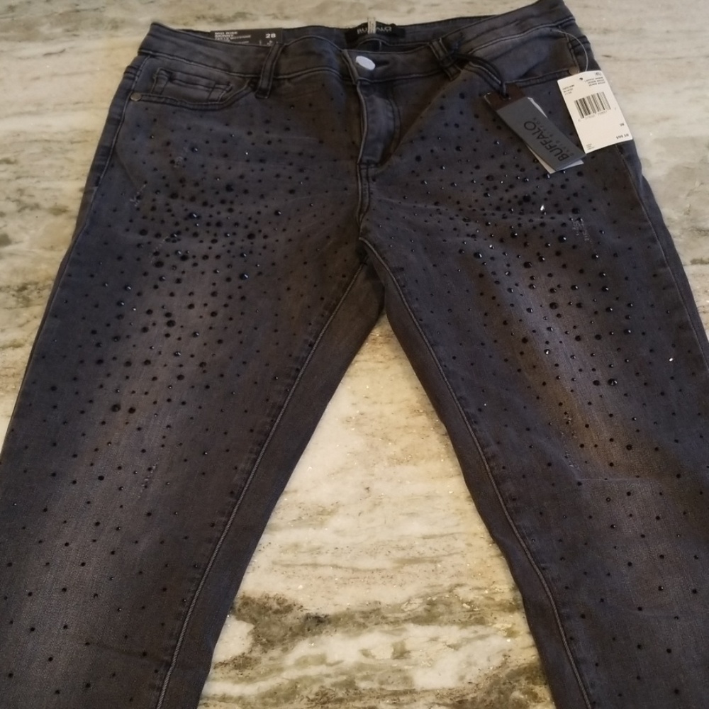 Buffalo Rhinestone Skinny Jeans